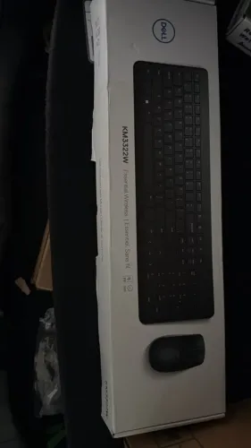 Kit Teclado e Mouse Sem Fio Dell KM3322W - Na Caixa