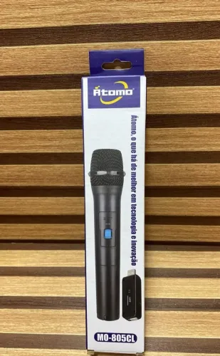 Microfone sem Fio Profissional Dinâmico UHF 20 Metros