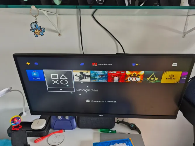 Monitor LG UltraWide 29" Full HD 75Hz IPS - Perfeito Estado