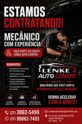 Mecânico com experiência