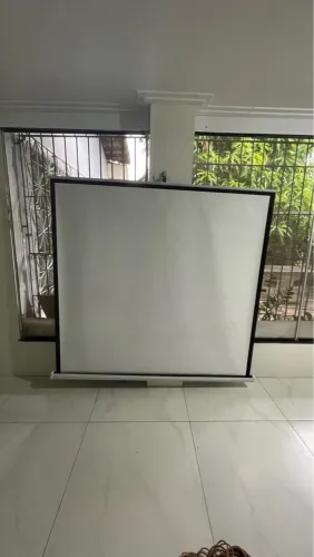 Tela de projeção Retrátil 100 polegadas Manual 