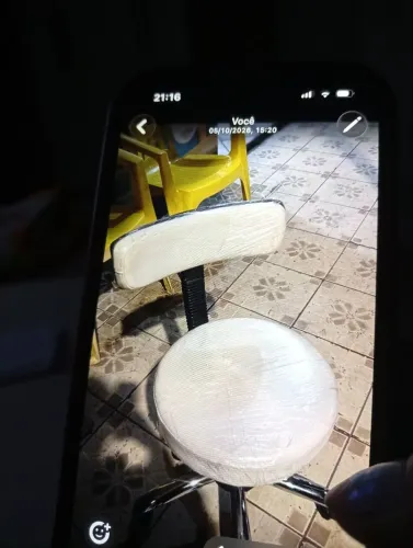 Banqueta para estética ou salão de beleza