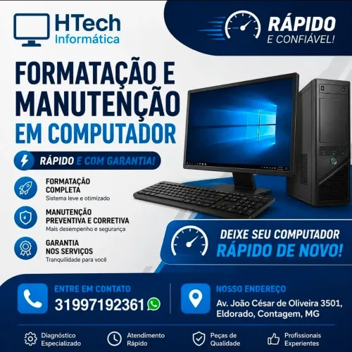 Manutenção em Computadores e Notebooks