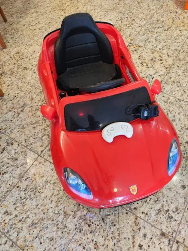 !!! Mini Carro Elétrico 12V Infantil com Luz Som e Controle Remoto (Corvette Vermelho)!!!