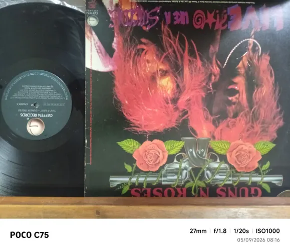 Guns N' Roses - G N' R Lies - LP Vinil - Edição Nacional 1989