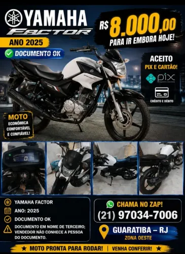 Moto Yamaha Factor 150 Flex