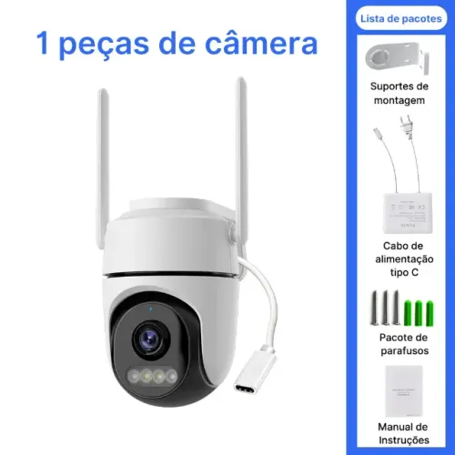 Câmera de segurança Full HD
