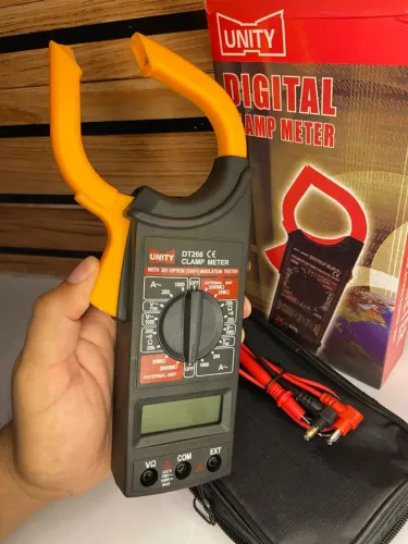 Alicate Amperímetro Multímetro Digital D T266 DIGITAL CLAMP METER Unity an4