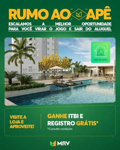 O Residencial Mar de Capri oportunidade de investir em um imóvel que vai valori