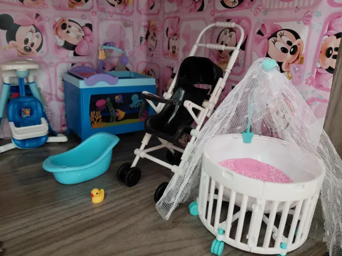 Kit para bebê da barbie