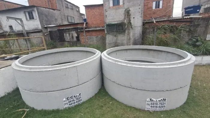 ANEL DE CONCRETO 2,50X0,50M LISO 