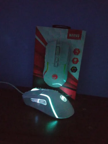 Mouse Marvo M292 WH 8000Dpi, 10 dias de uso.