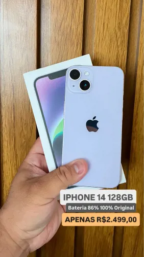iPhone 14 128Gb o mais novo do Brasil