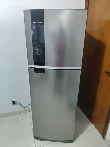 Geladeira Brastemp inox 375 litros (funcionando)