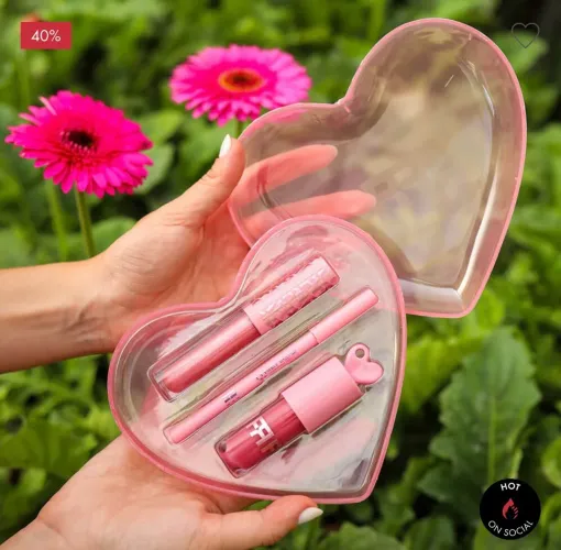 Kit batom  gloss labial 