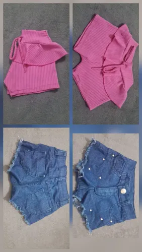 Dois shorts infantil veste 2 anos