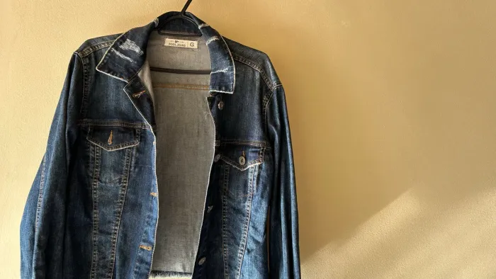 Jaqueta jeans escuro