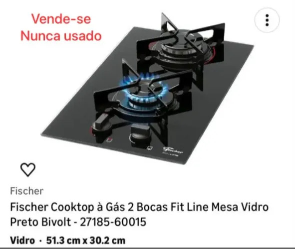 Cooktop 2 bocas 