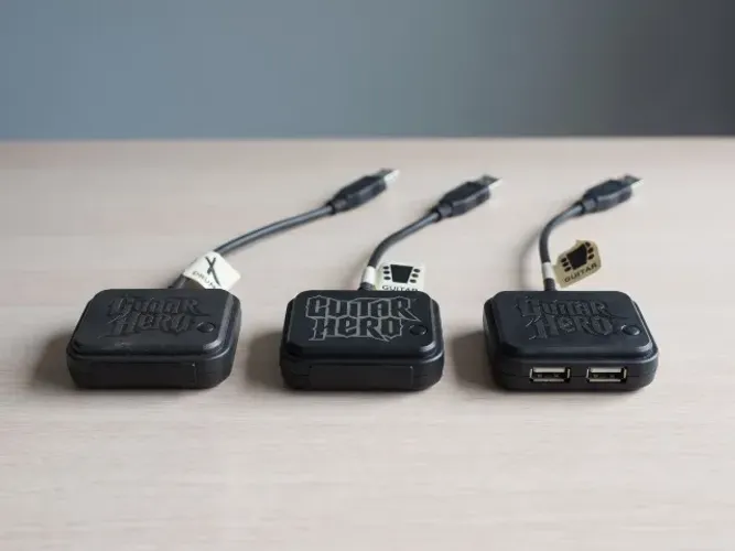 Kit 3 Receptores Dongle Guitar Hero Drum Ps3 Original Hub USB Playstation 3 PS3