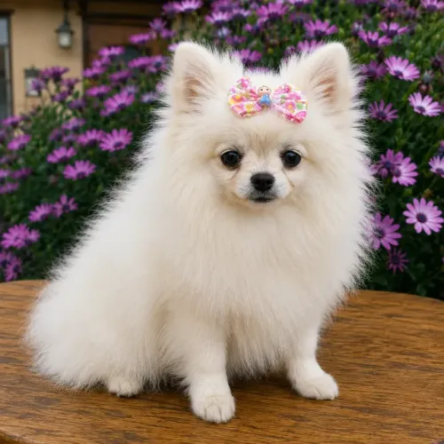 Spitz alemão filhote