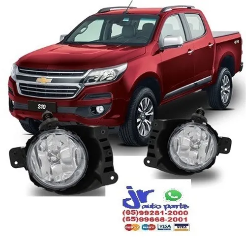Par Farol Milha S10 Trailblazer 2017 2018 2019 Auxiliar Neblina (Reposição)