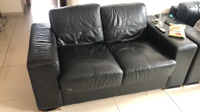 Sofá de couro 