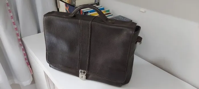 Bolsa executiva em couro 
