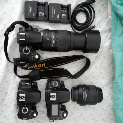 Nikon câmera e lentes