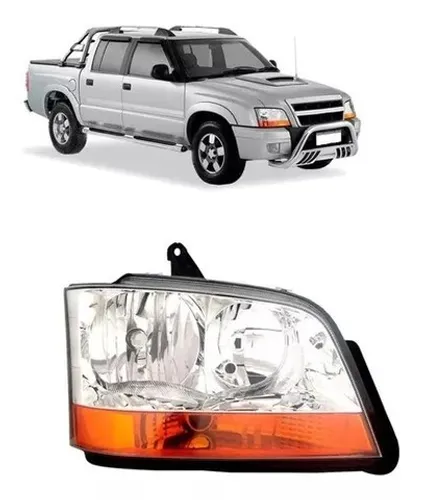 Farol Cromado Pisca Ambar S10 Pitbull 2001 2002 A 2010 2011
