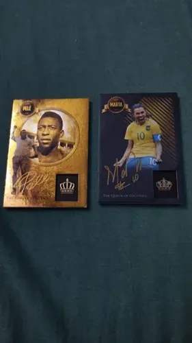 Cards Pelé e Marta 