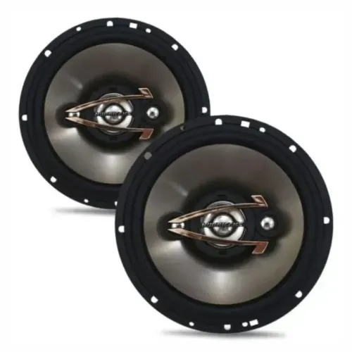 Par de Alto Falantes Quadraxial Hurricane 6" QR-6 160W RMS 4 Ohms