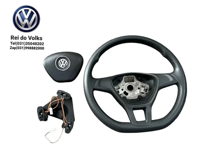 Volante com comando e tampa para linha Volkswagen