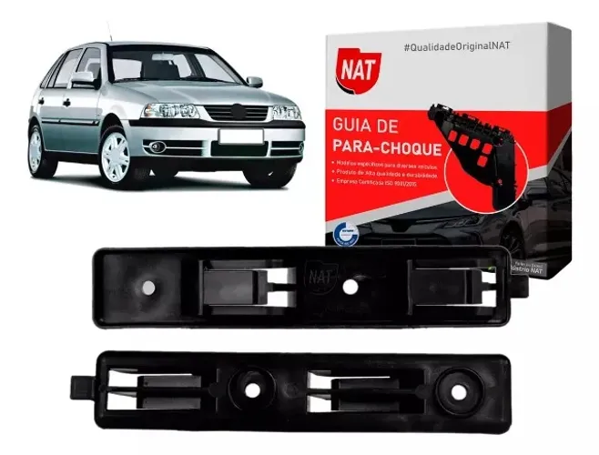 Suporte Guia Parachoque Vw Gol G3 1999 Até 2005 Dianteiro