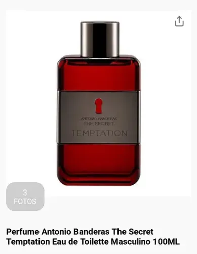 Perfume THE SECRET TEMPTATION Importado 3x sem juros