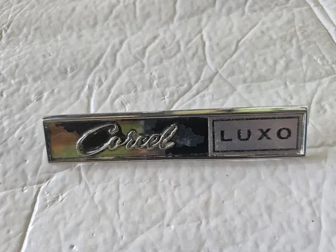 Corcel 1 luxo emblema tampa porta luvas original