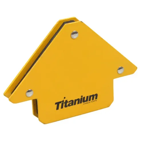 Esquadro Magnético 12kg Com Imã Solda Para Serralheiro Ângulo 45° 90° 135°
