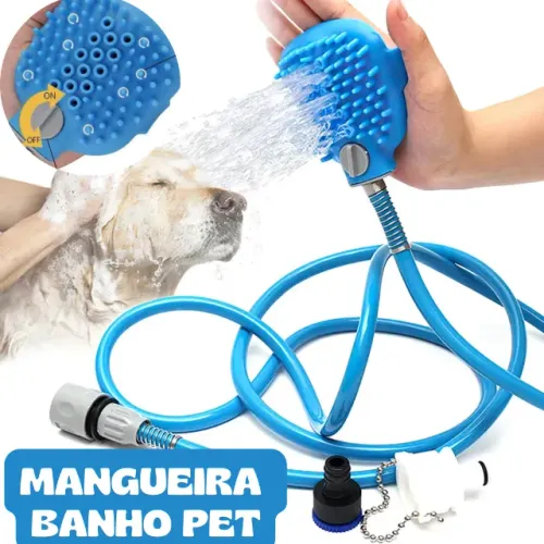 Mangueira de Banho para Pets - Luva D'água _ PT09