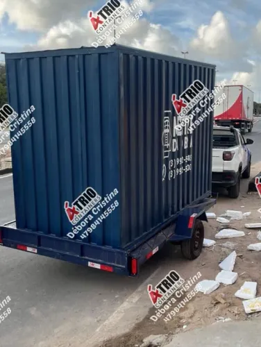 Container desmontáveis aço galvanizado para locadoras