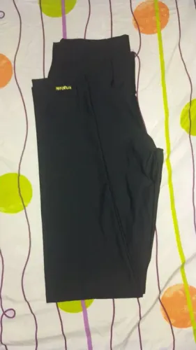 Calça legging, preto, Tam GG, usado 1x, preço brechó