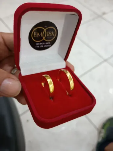 Prata banhado a Ouro - modelo Tradicional bauladas 4mm