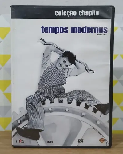 DVD coleção chaplin tempos modernos