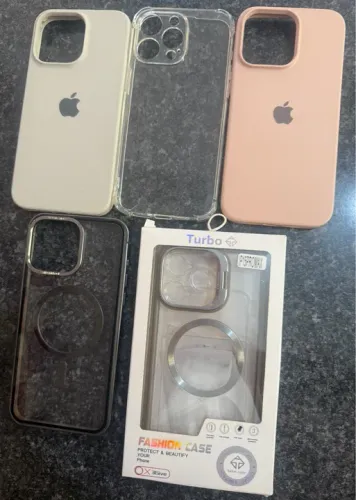 Capas (Cases) para IPhone 15 Pro Max - Kit com 5 unidades