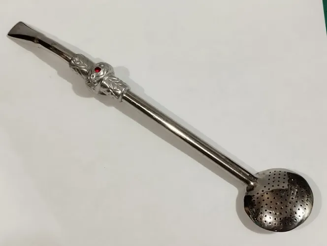 Bomba de Chimarrão Sem Marca em Inox Usada