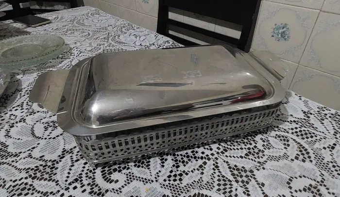 Suporte em inox mais refratário