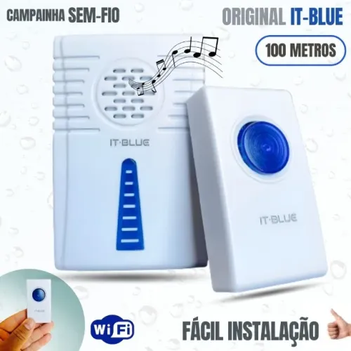 Campainha Residencial Wireless Sem Fio