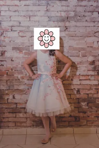 Vestido de festa infantil