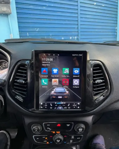 Multimídia tesla Jeep Compass 9.7
