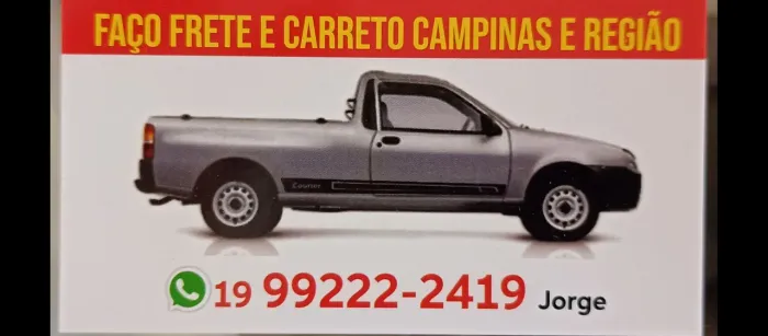 Faço frete e carreto