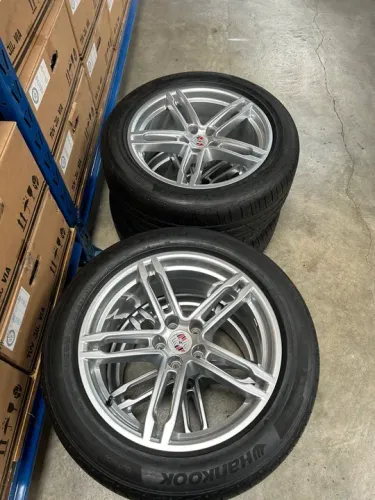 Rodas Porsche Macan Prata Original 5x112 - 19x8 e 19x9 Offset 21