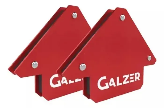 Esquadro Magnético Profissional Galzer até 12Kg - 2und